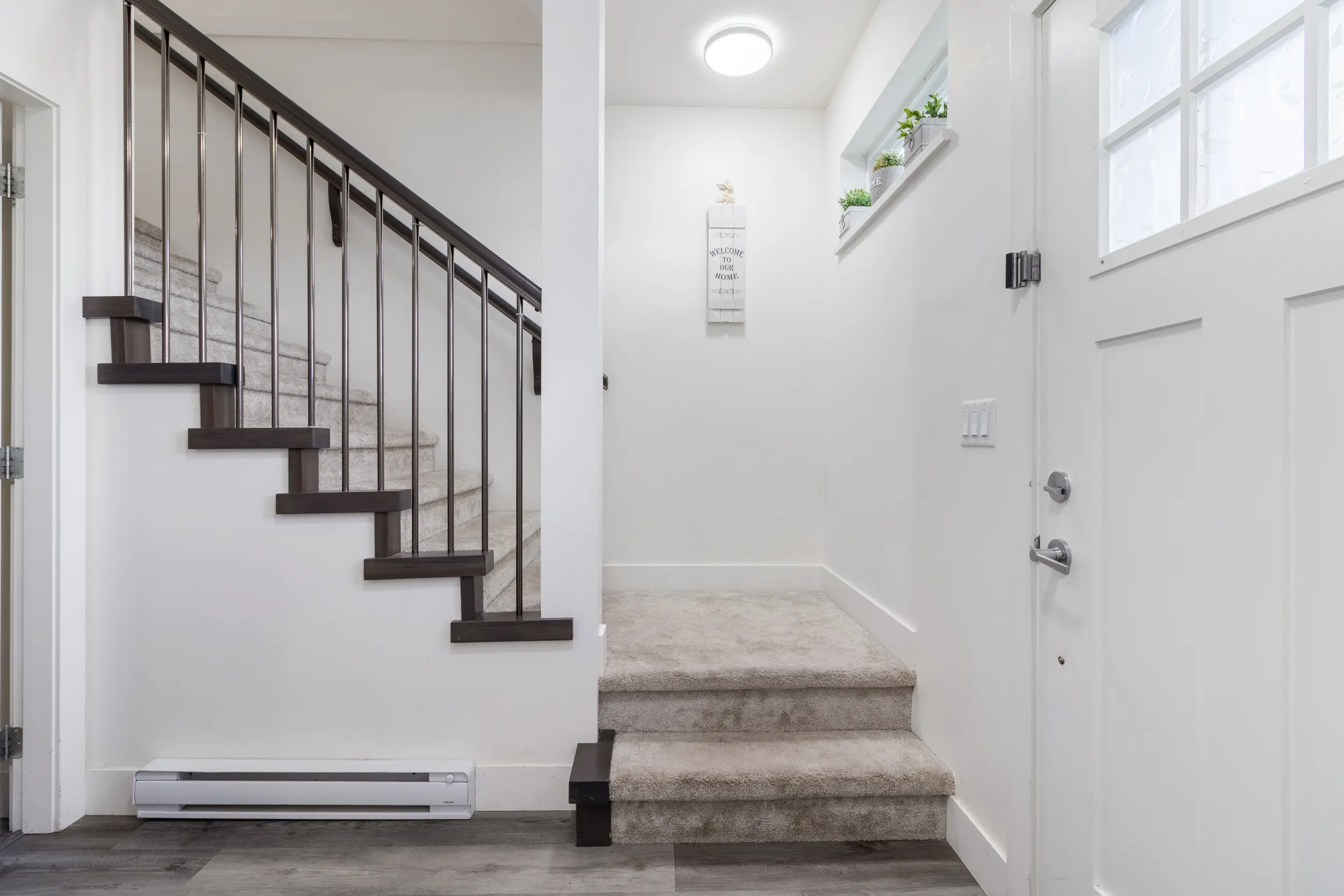 1 46387 MARGARET AVENUE (6) Modern interior stairs at 1 46387 Margaret Avenue in Chilliwack