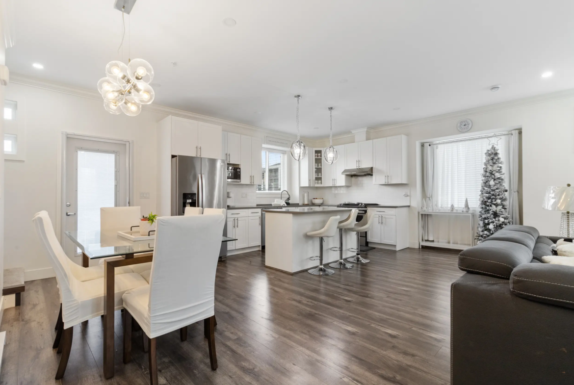 Dining area at 1 46387 Margaret Avenue townhome in Chilliwack