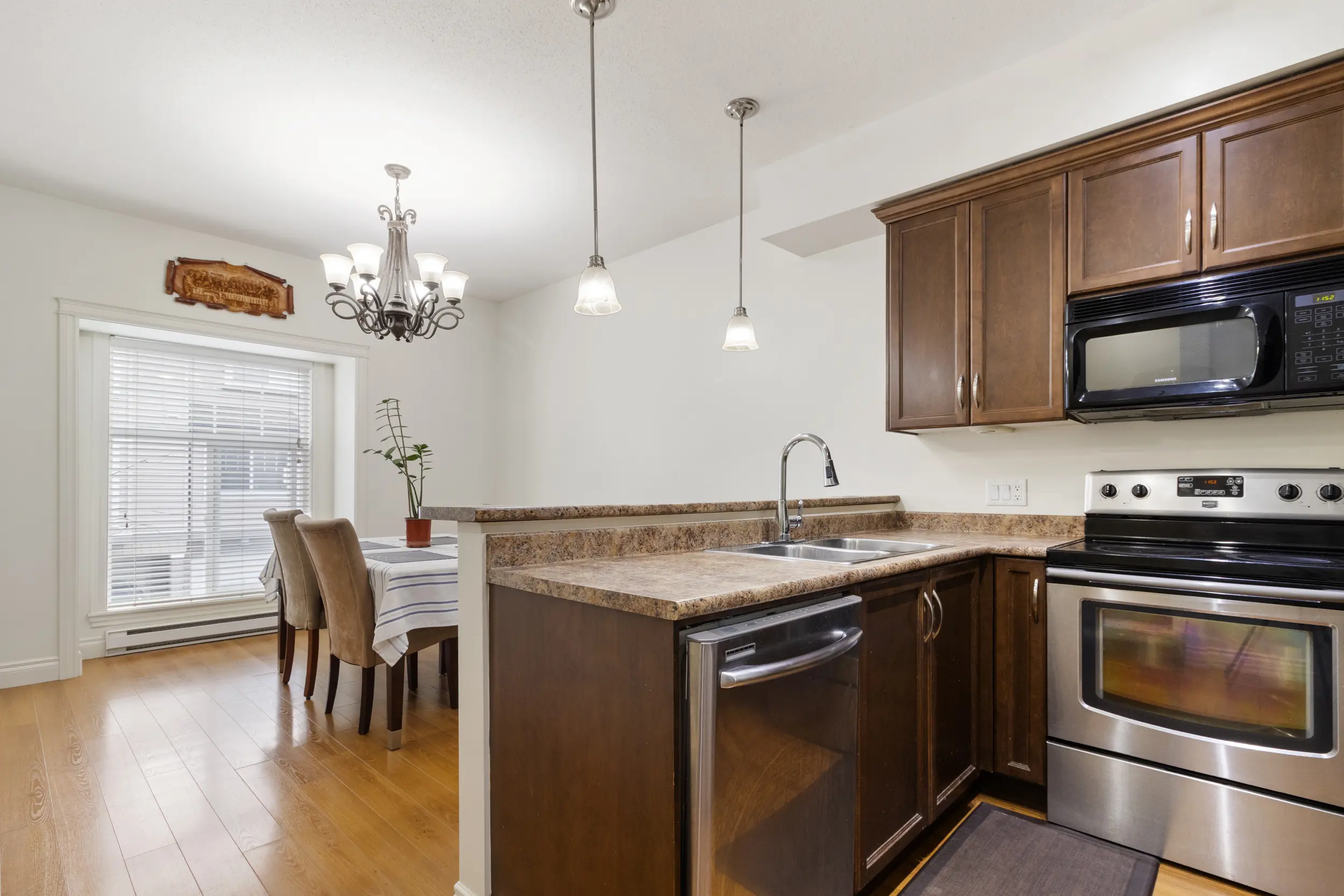 2 9140 HAZEL STREET (10) Functional kitchen layout at 2 9140 HAZEL STREET townhome