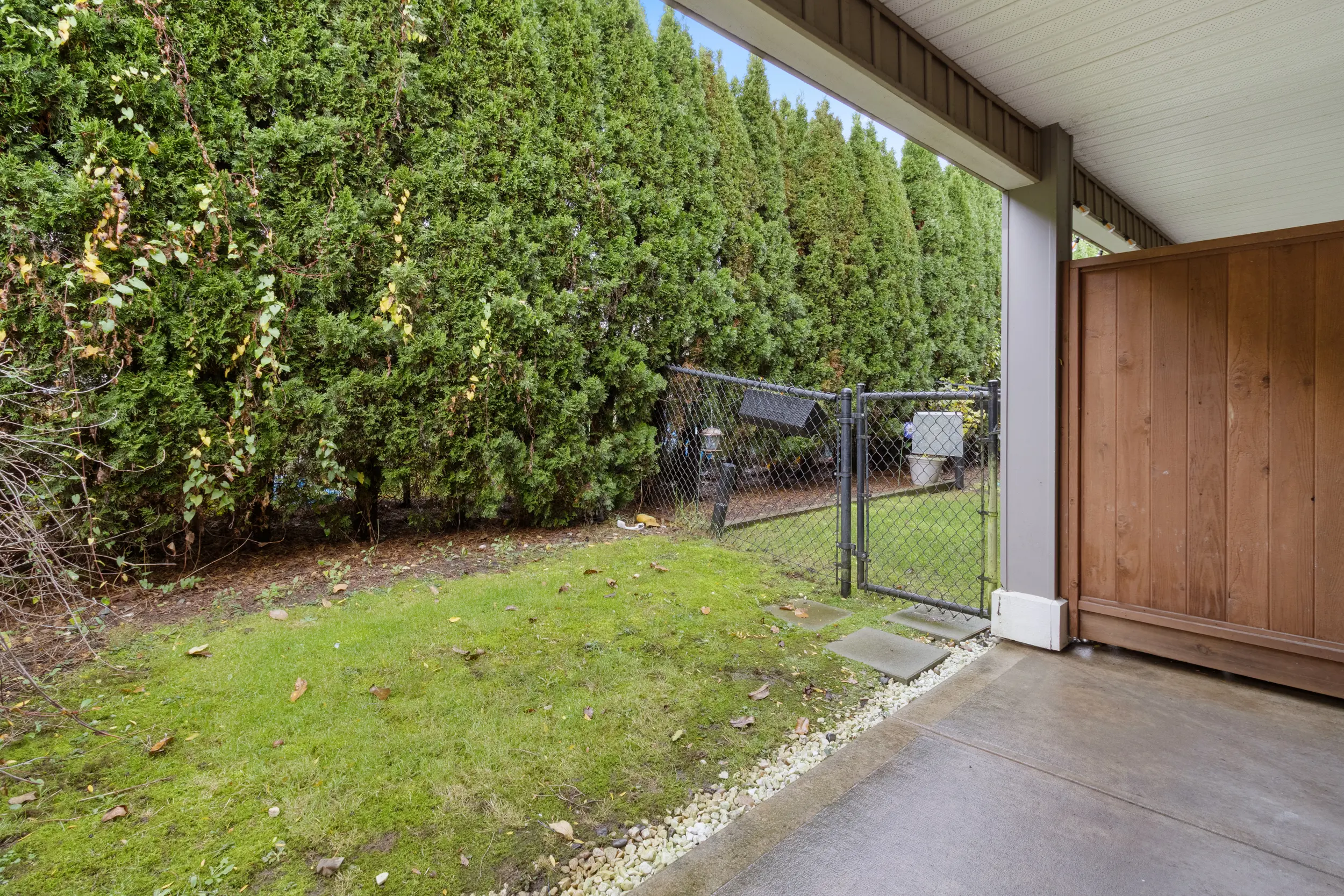 2 9140 HAZEL STREET (4) Private outdoor patio at 2 9140 HAZEL STREET