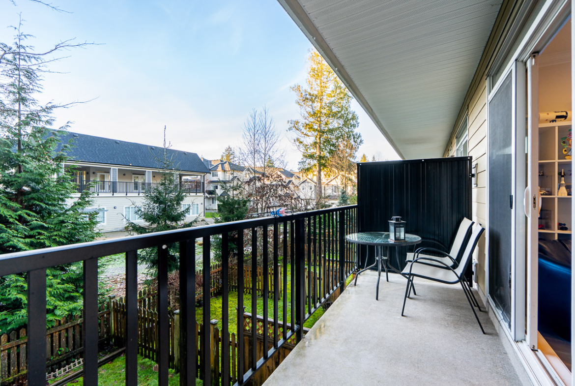Balcony off main living area at 30 6383 140 STREET