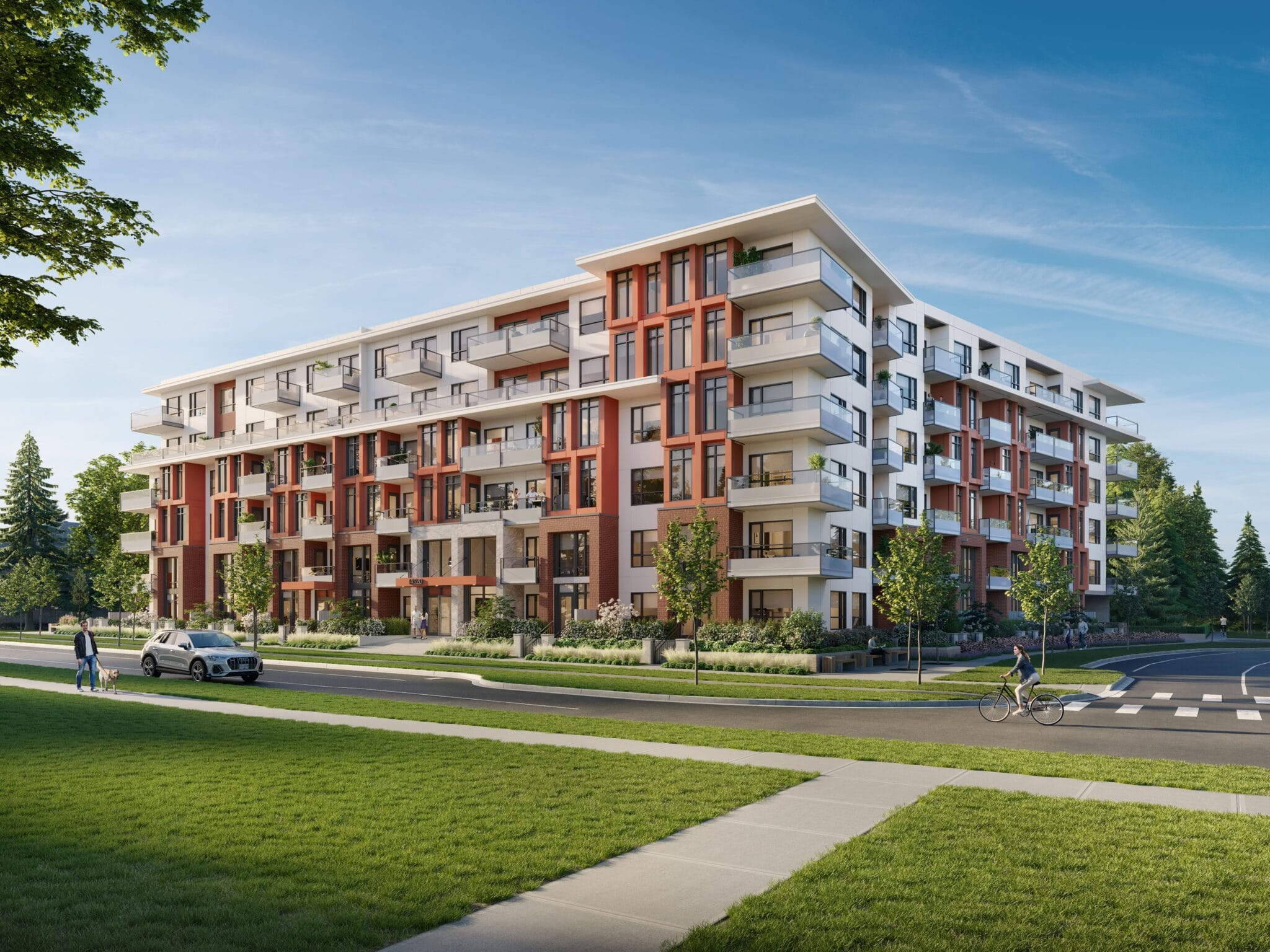 Fellow Surrey condo exterior modern building