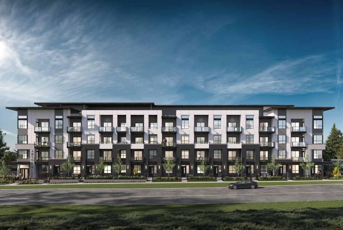 Street-level retail shops and residential units Amson Bloc