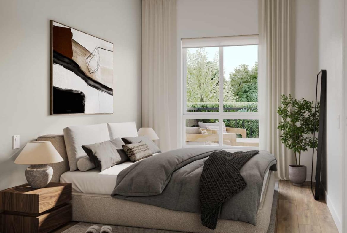 BUTE bedroom interior natural light