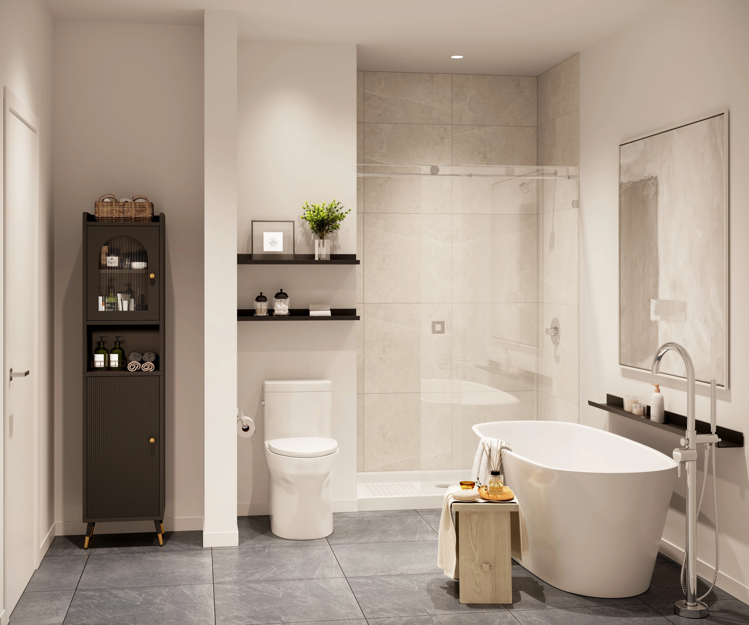 Bathroom interior at Harlowe