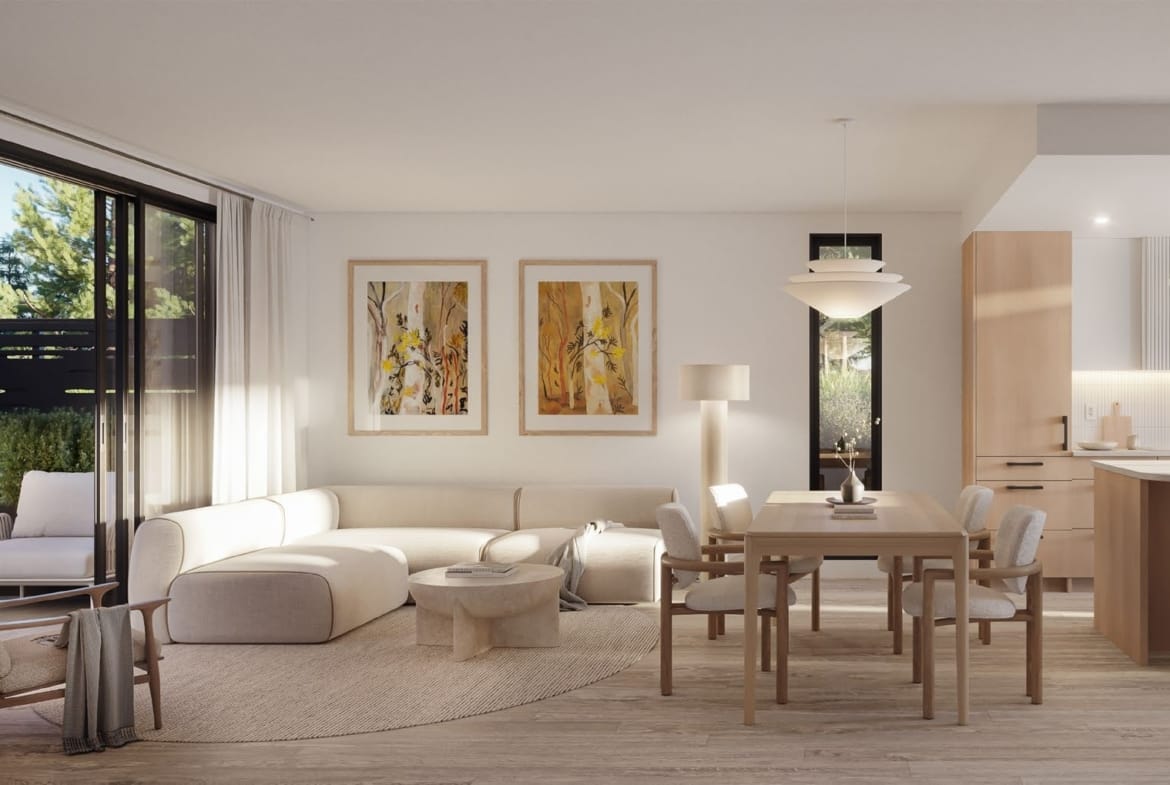 Line House interior bedroom