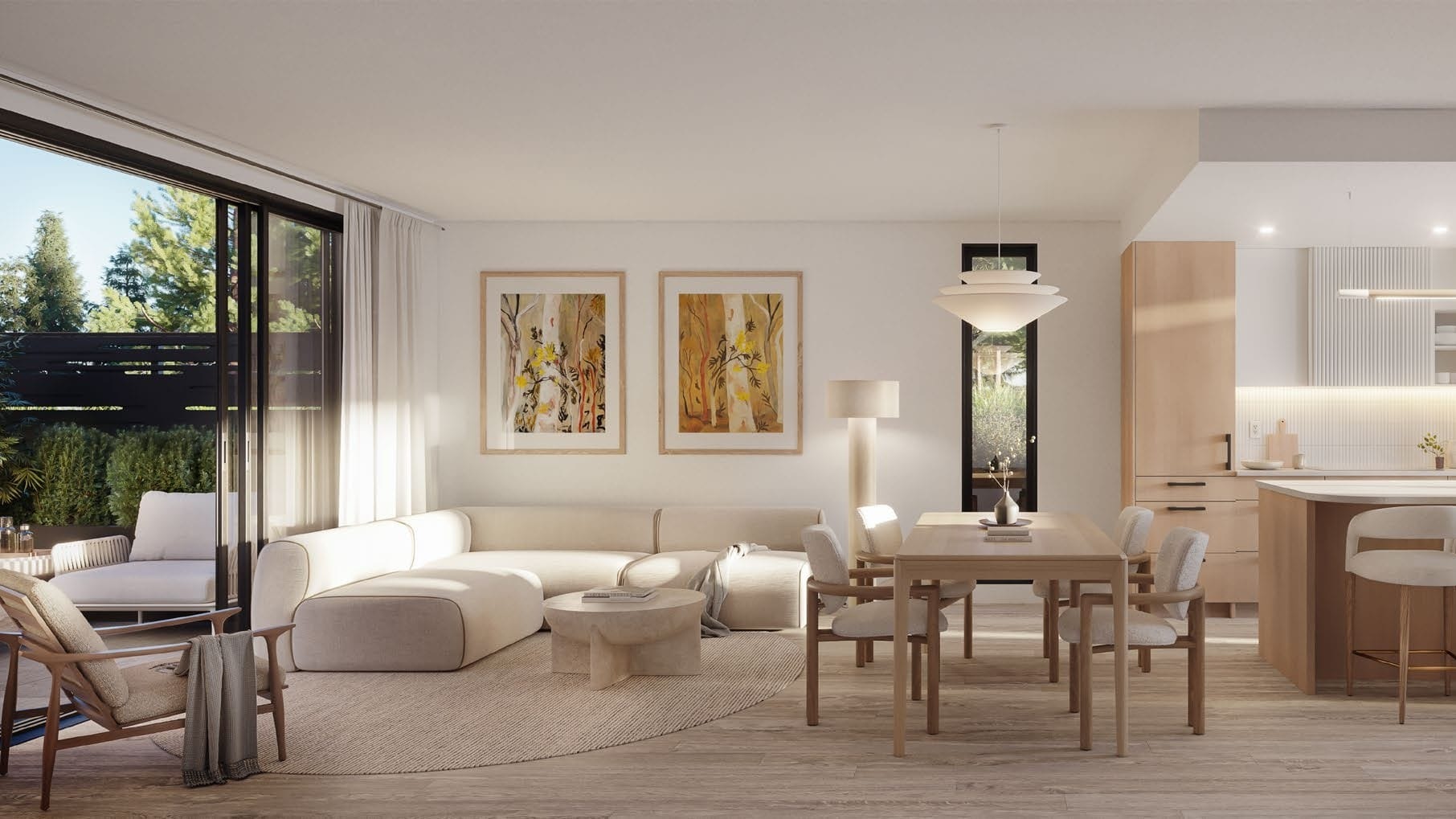 Line House interior bedroom