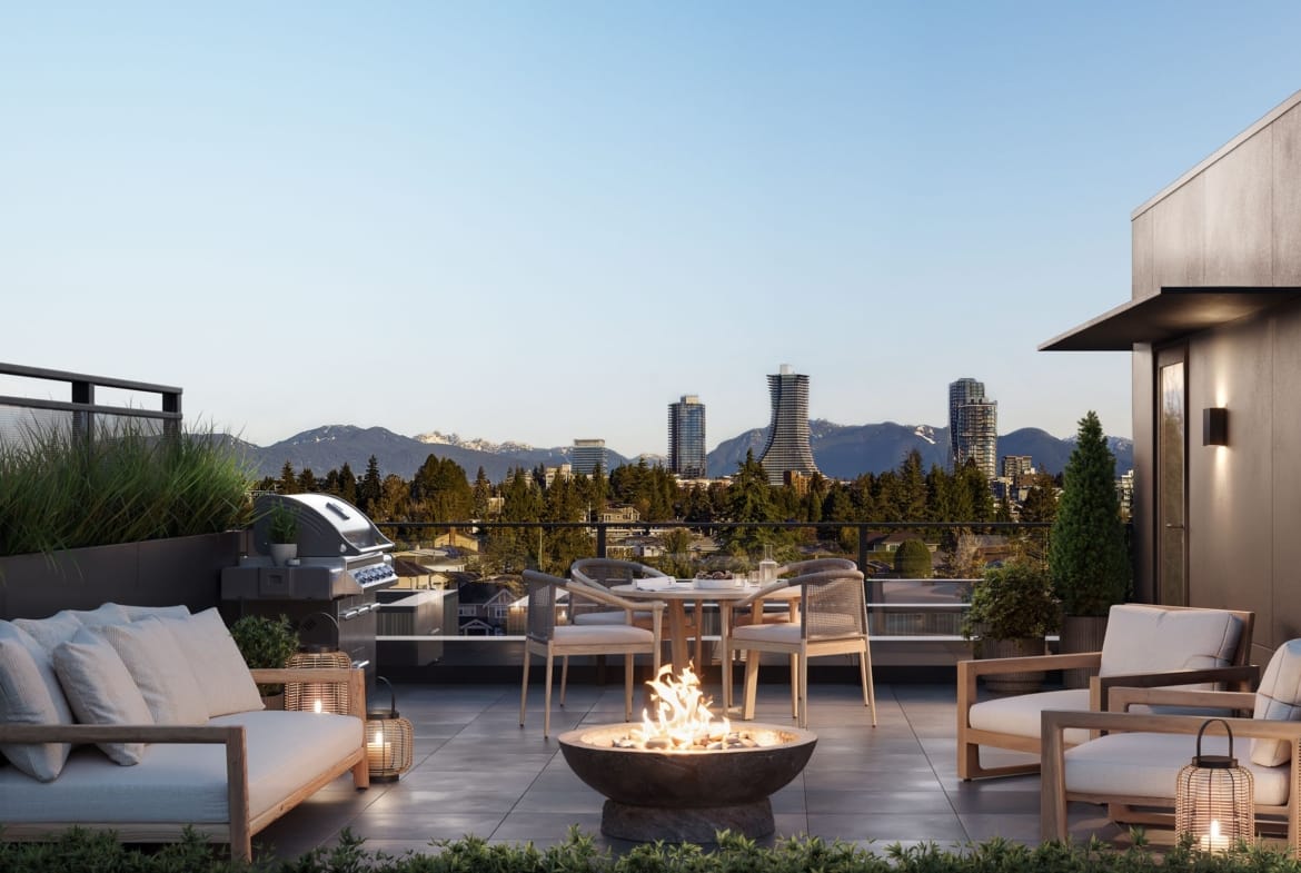 Contemporary multi-level townhomes with rooftop decks Vancouver