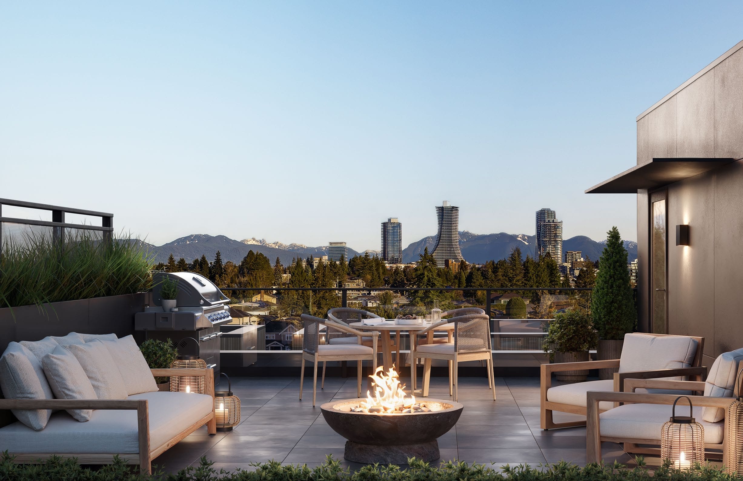 Contemporary multi-level townhomes with rooftop decks Vancouver