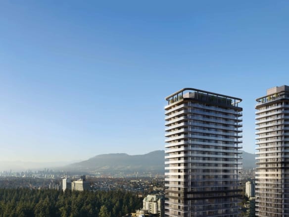 Reign at Metrotown is a two-tower concrete presale