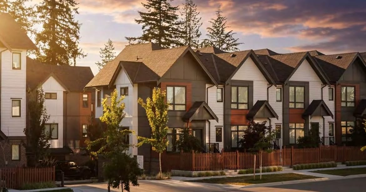 Fable Sullivan Heights townhouse community rendering