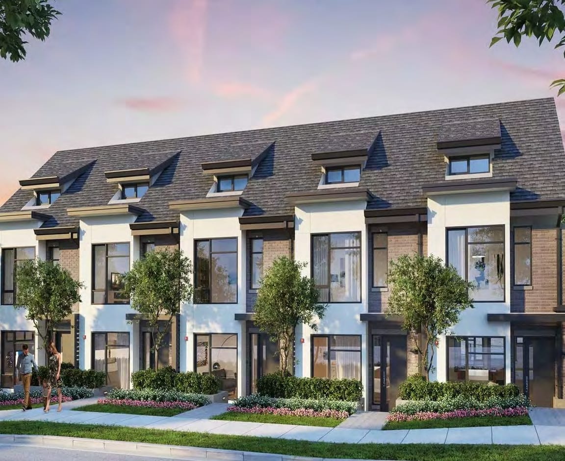 Contemporary townhomes at Fable Surrey BC
