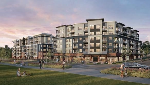 Harmony Townhomes exterior rendering in Surrey BC