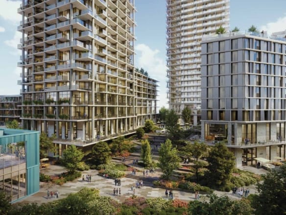 Brentwood Block Burnaby luxury high-rise tower rendering