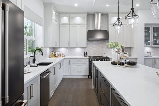 Modern luxury kitchen interior at Harper Peak Coquitlam