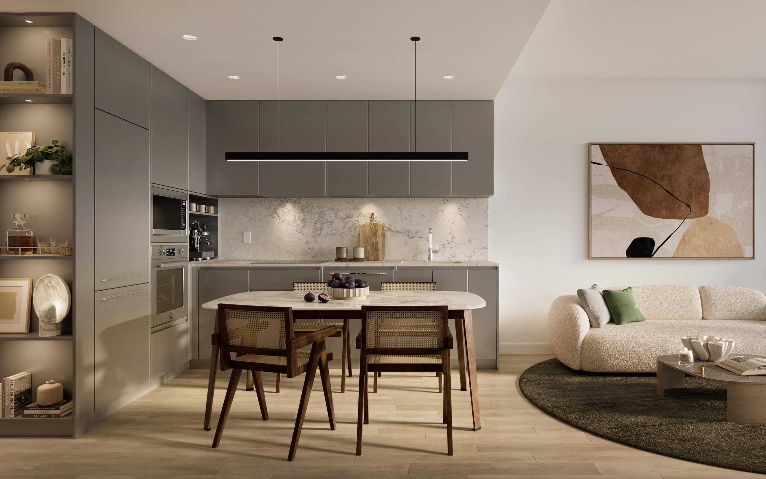 Ironwood Coquitlam designer kitchen and dining space