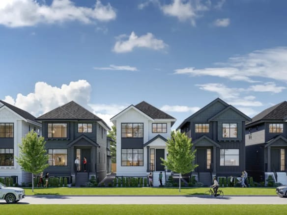 Edgewood townhomes by Bassi Properties at 16775 21 Avenue Surrey BC