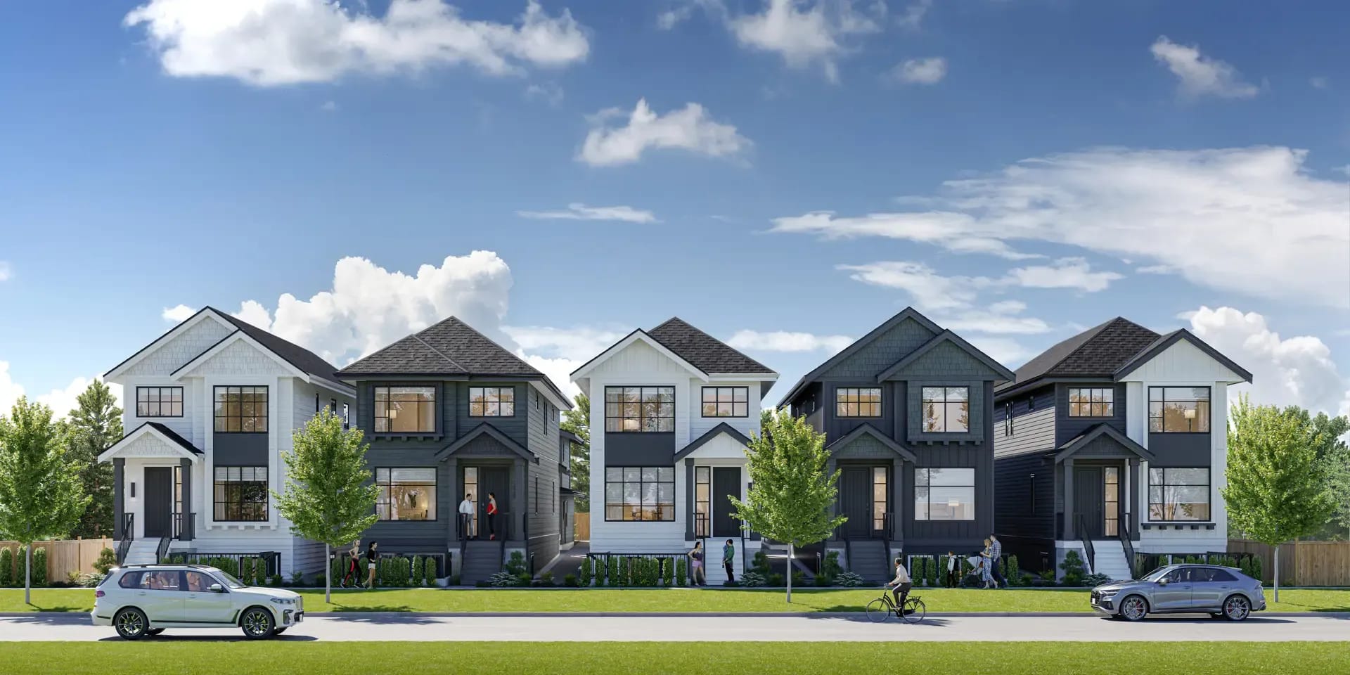 Edgewood townhomes by Bassi Properties at 16775 21 Avenue Surrey BC