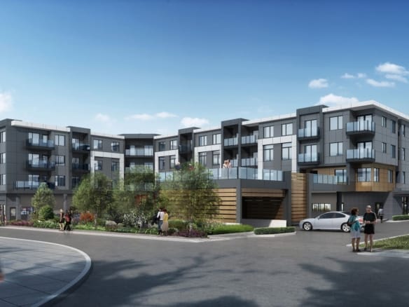 Pinnacle at McNally modern 4-storey condominium development in South Surrey.